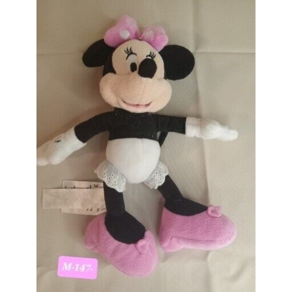 Walt Disney Just Play Minnie Mouse pink polka dot plush 10" T8 - Picture 1 of 5